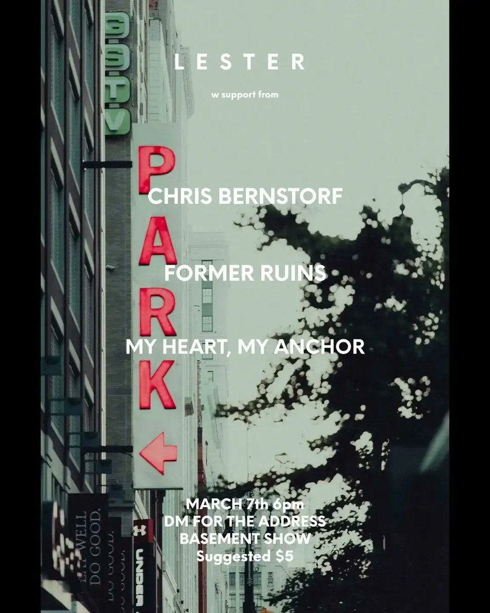 Don't sleep on the gig tonight!

DM any artist or @RealRosemont for the address!

SDG