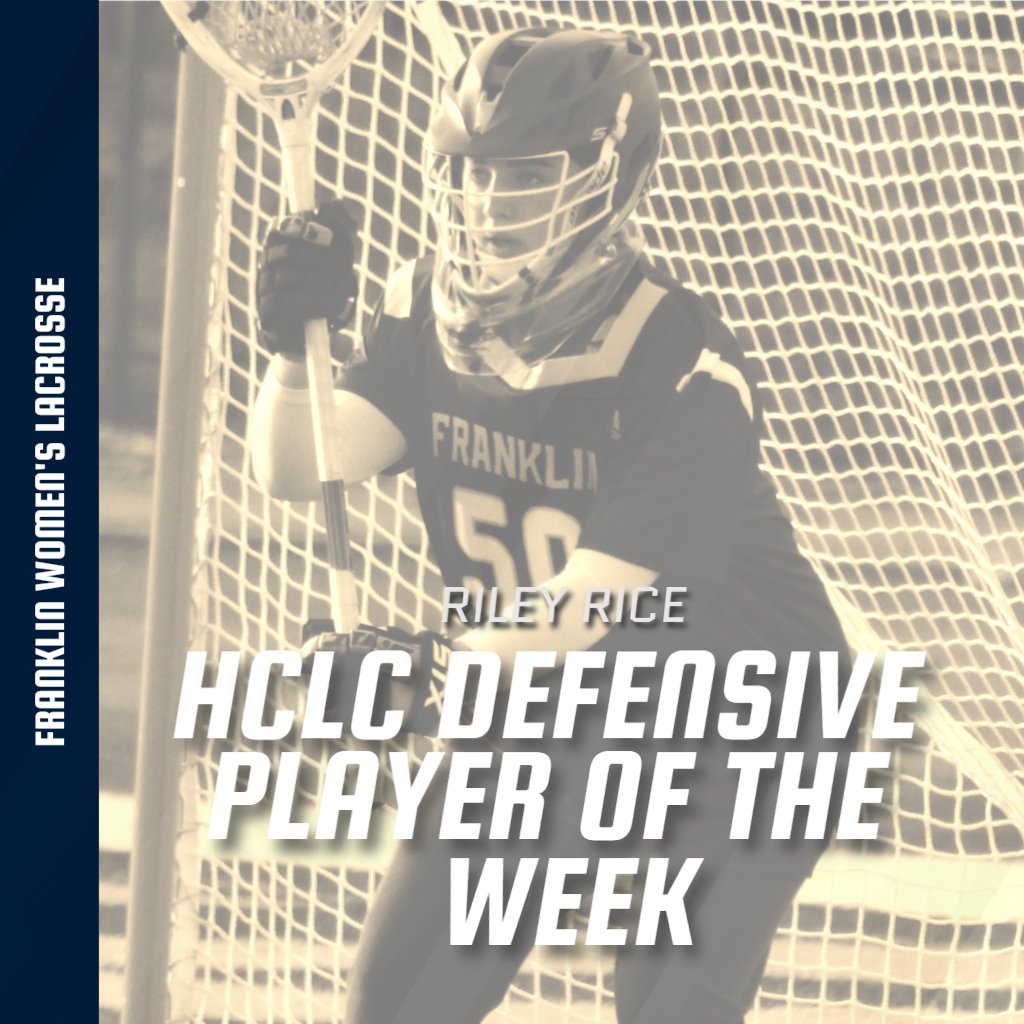 FCGrizAthletics's tweet photo. For the first time in history, @FCGrizLax sweeps the HCLC Player of the Week honors!

Congratulations to Anya Glodowski &amp; Riley Rice! 

https://t.co/YksqGVOBQk

#TeamGriz #GrizGrit https://t.co/vRA4u8iR8i