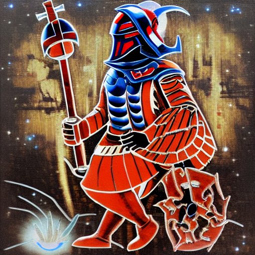 BenFart77's tweet photo. 4 el #emperador : un robot con armadura y una espada en la mano. es fuerte y protector, y sus decisiones son justas y precisas. #tarot #tarotbot #mysticbots #Mystic #arcano https://t.co/9M1MFPE8JU