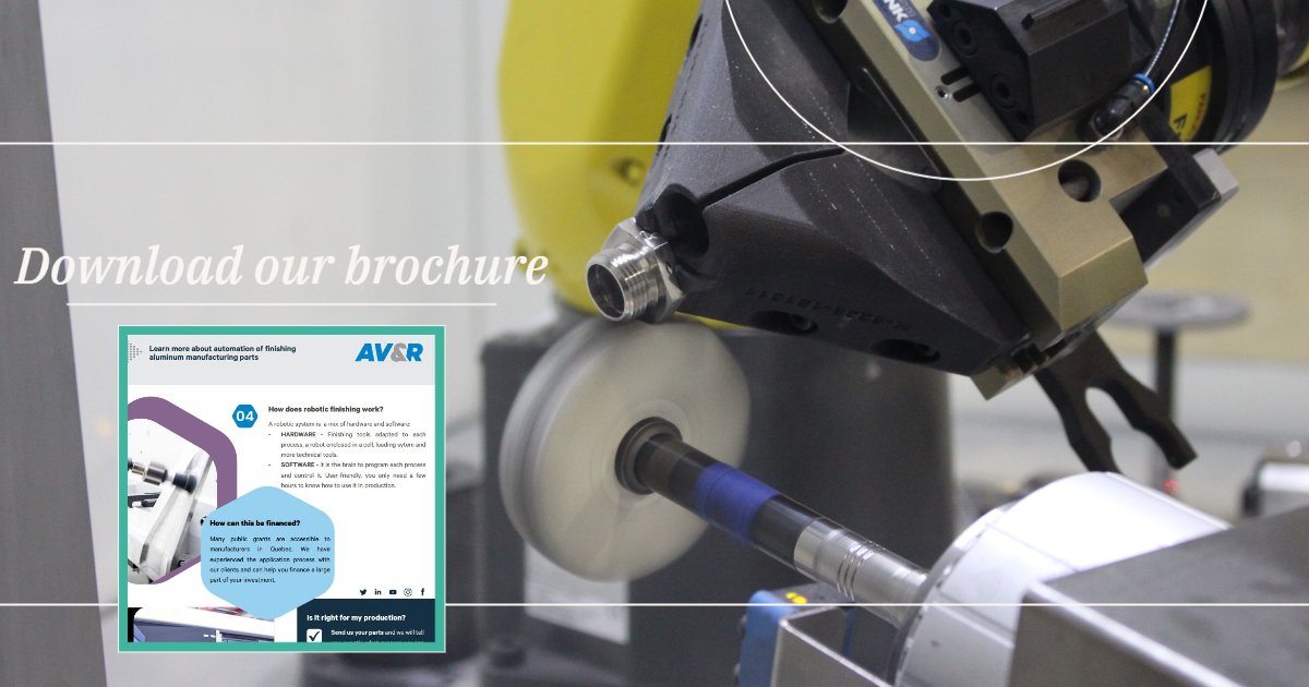 avrvisionrobot's tweet image. Are you an aluminum manufacturer looking to improve productivity?
This brochure might interest you! Not just "might", this WILL interest you!
You will quickly understand what robotics can do for you!
hubs.la/Q01FHR9p0
#ThinkRobotics #industrialrobotics #aluminum #GetBot!