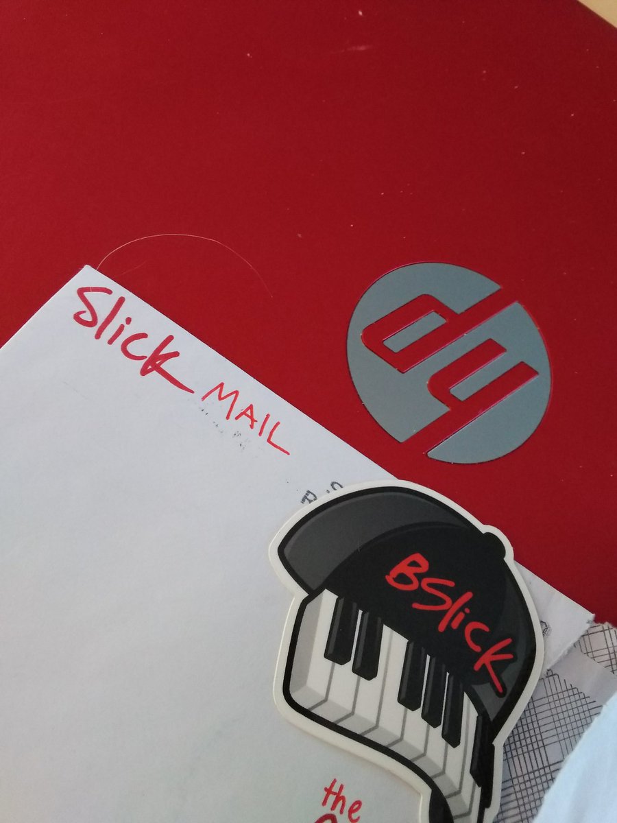 Our Slick Mail came in. @BSlickComposer @BSlicksWife Epic!!! Thank You!!!