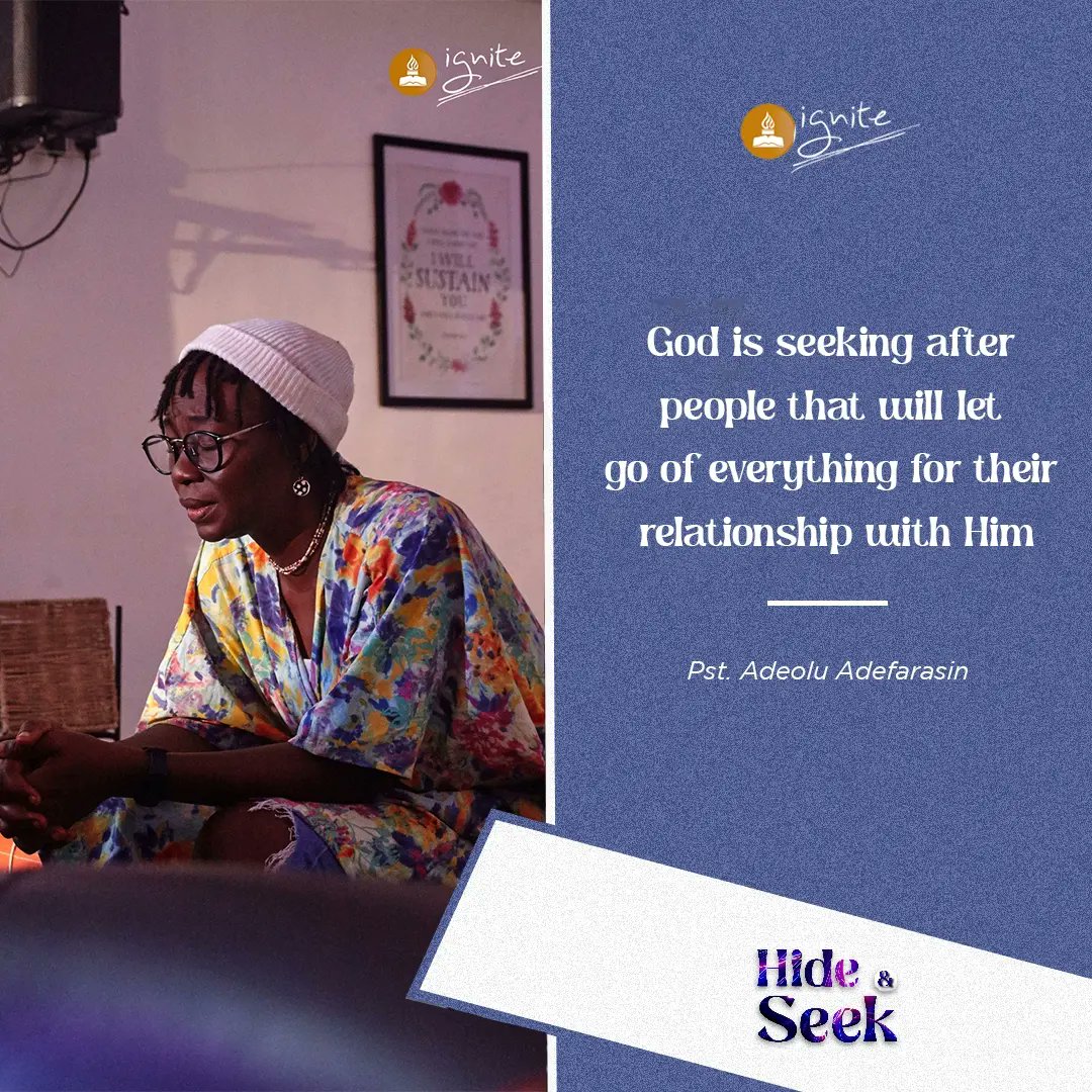 IgniteGLA's tweet photo. Excerpts from Sunday Service
HIDE AND SEEK
These are keys to seeking and finding God... 
Which of the slides really blessed you??

#IgniteGLA #IgniteSunday #SundayService https://t.co/PEvi7lK3Ne