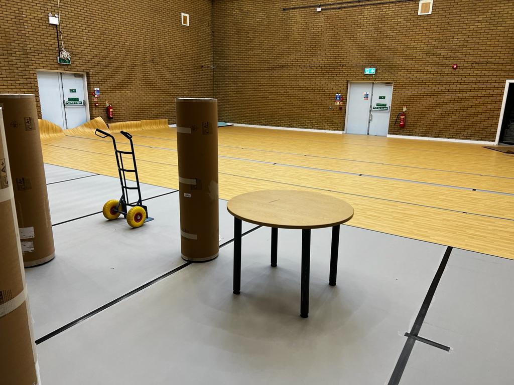 corbytownttc's tweet image. Day 2 of the Project; the Entrance flooring is virtually complete and the Hall Flooring is progressing well.
Many thanks to #fcccommunitiesfoundation &amp;amp; @MarketHarbBS Charitable Foundation who are funding these improvements.
#communityfacilities #LoveCorby #ICanYouCanWeCan