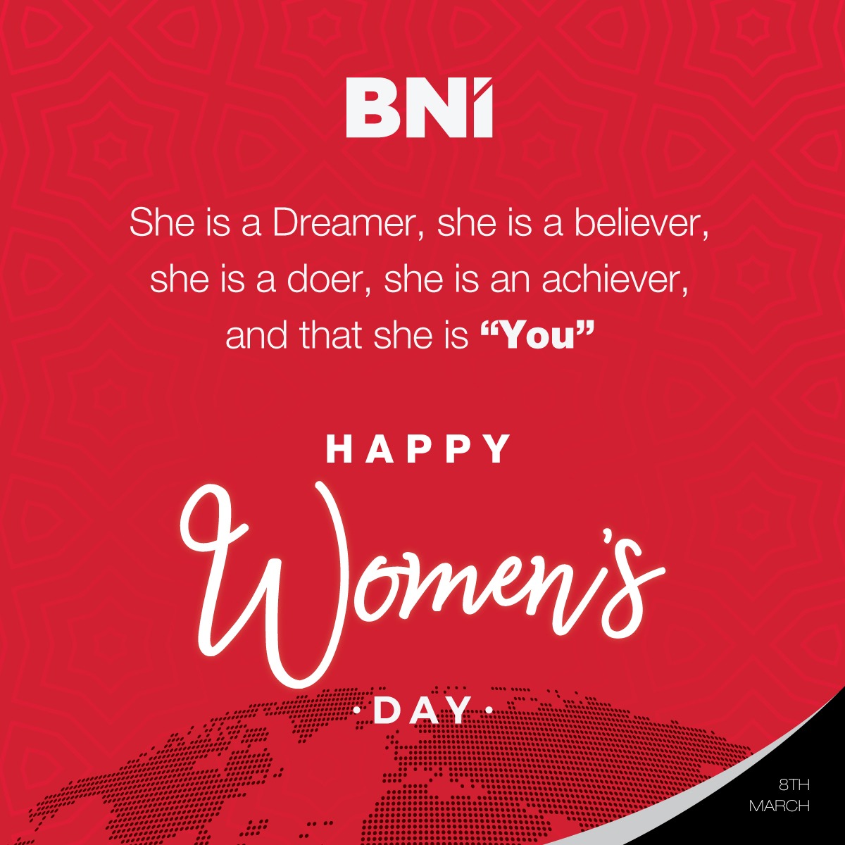 She is a Dreamer, she is a believer, she is a doer, she is an achiever, and that she is “You”. @DNKibuuka #bnireferralsatwork, #bnireferralsource, #bnireferralsinmotion