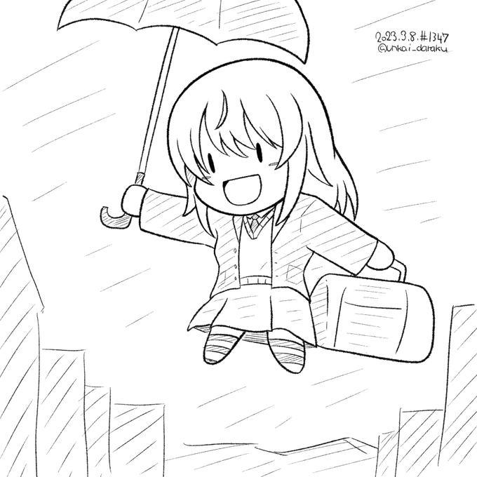 ラクガキおじさんの朝は早い。

おはメリー・ポピンズ。
#art #illustration #drawing #絵 #落描き #イラスト #w_witch #L_witch  #ルミナスウィッチーズ 