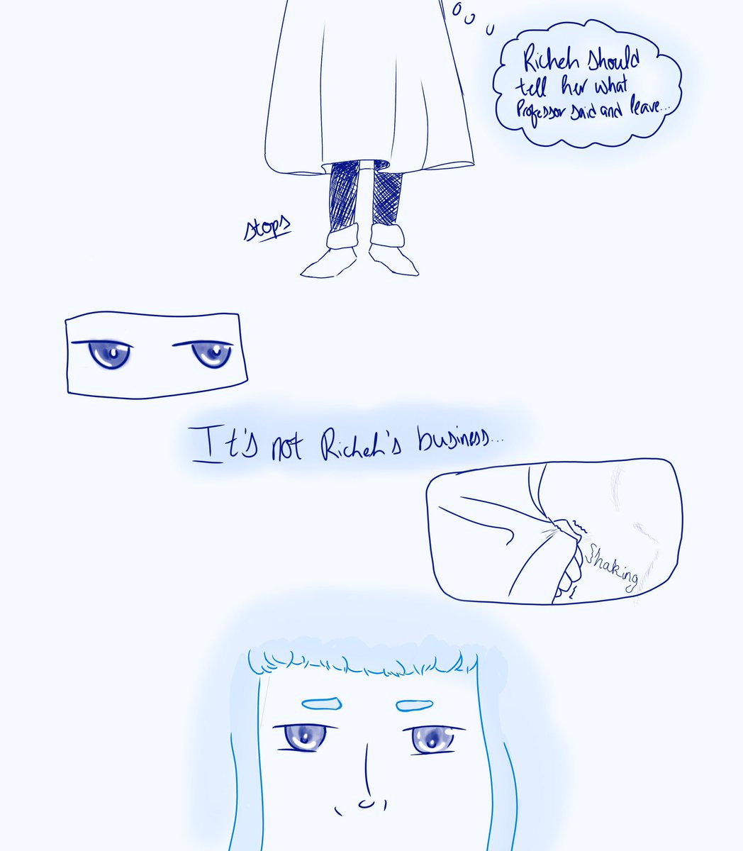 aroyalmessss's tweet photo. @whacomicchat @Millenni_Em Part 2 of Wha Comic Roleplay 2

💙 @aroyalmessss as Richeh
🌠 @Millenni_Em as Coco

Richeh is figuring out how to be there for her friends! 🥺💙 Take your time responding, Em! hehe https://t.co/y7K968n8QG