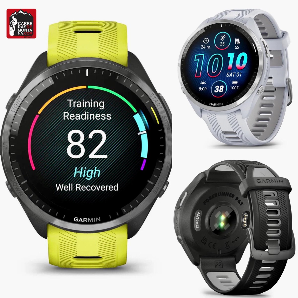 GARMIN FORERUNNER 965: Reloj gps <a href="/Garmin_Iberia/">Garmin Iberia</a> multideporte con pantalla mejorada (650€) Análisis y comparativa vs sus hermanos FÉNIX, INSTINCT, y MARQ. Vamos con los puntos fuertes y débiles analizados por Mayayo <a href="/moxigeno/">mayayo oxigeno</a> 👉 CARRERASDEMONTANA.COM
#carrerasdemontaña #garmin