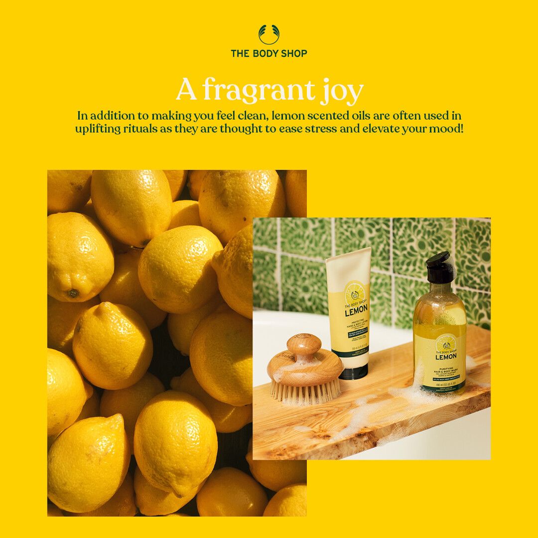 Lemon = happiness. Well... you learn something new every day. They're the colour of happiness after all! 😉

Drop me lemon 🍋 in the comments if #Lemon has ever lifted your mood.

consultant.thebodyshop.com/en-gb/myshop/H…

#Clean #Bath #Shower #TBSAH #DidYouKnow