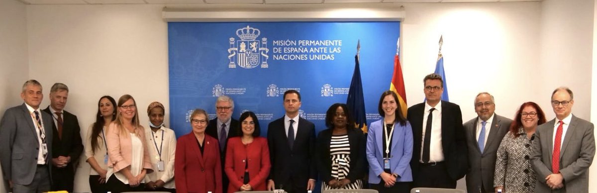 BorjaCabezon's tweet photo. En NY @MAECgob @sanidadgob @luxembourgmega @SpainUN @unfoundation #GPEI hemos tenido Reunión Alto Nivel para reivindicar el importante rol crítico de la mujer en la vacunación de los niños y en fortalecimiento sistemas sanitarios #VaccineWork #EndPolio #GenderEquality https://t.co/GPjQJv3wIw