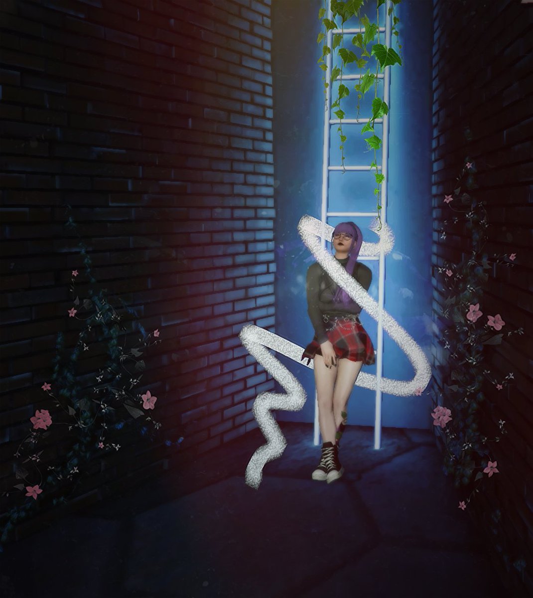 wallfllwr's tweet photo. Well, @StoryModeRP got a Backdrop City and Lorain and I are having a ton of fun taking and editing pictures from there. :3 https://t.co/oej7IjBgPO