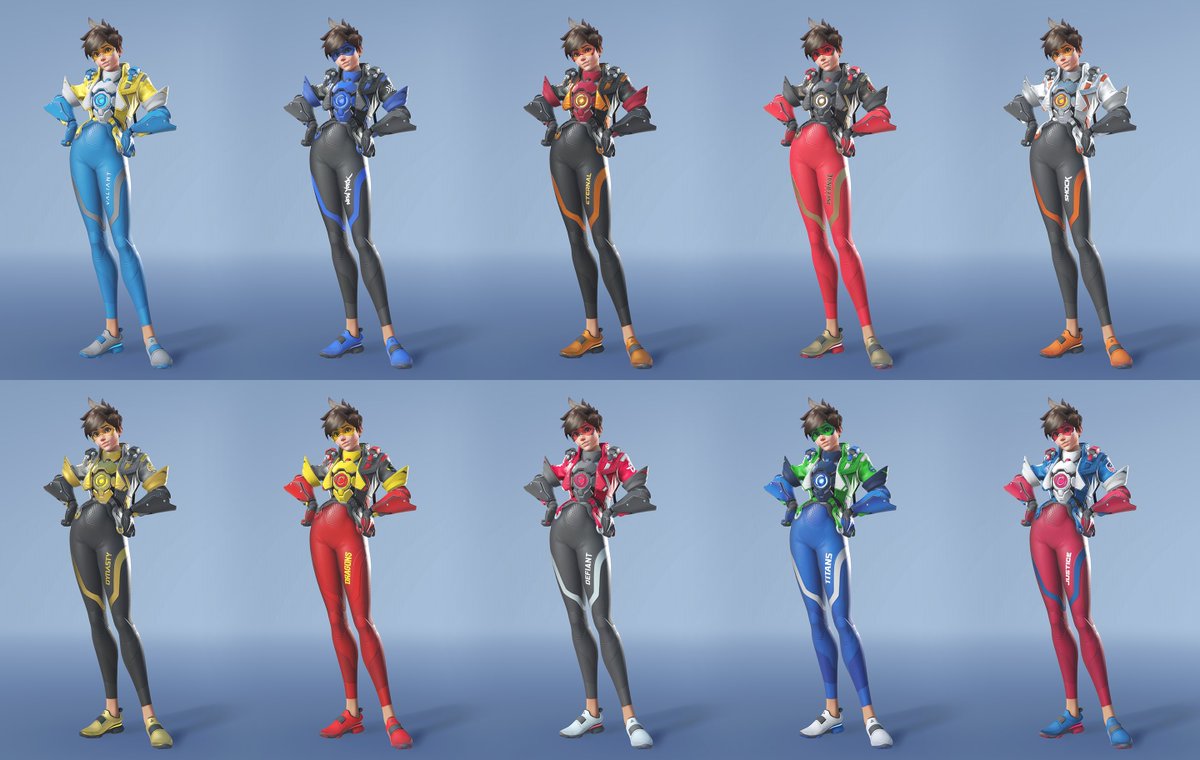 Overwatch Cavalry on X: All-new @overwatchleague skins are OUT