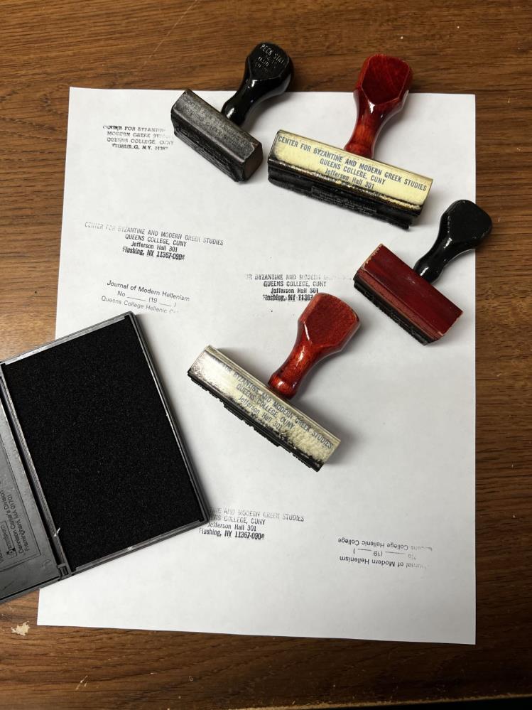 The QC Greek Center for Byzantine and Modern Greek Studies have joined efforts with the QC Library in an exciting cataloging project to make their Byzantine and Modern Greek literature explorable throughout the CUNY library system. Click here to view more: library.qc.cuny.edu