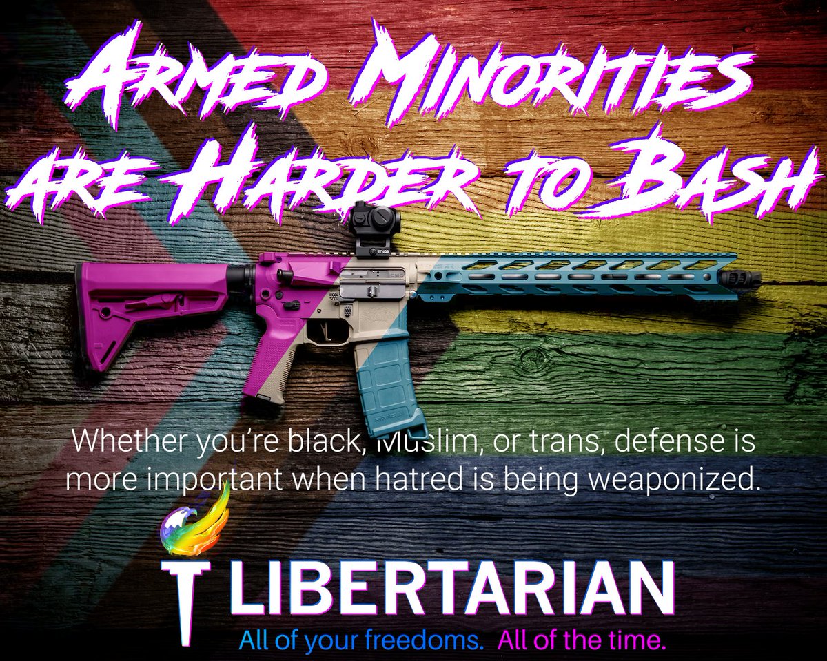 LouisianaLp's tweet photo. Any group whose fundamental rights are being attacked by the state may soon find themselves attacked by its followers. 

The right to keep and bear arms is important for all individuals and is especially important to those targeted by hatred. https://t.co/ao7L4aE71e