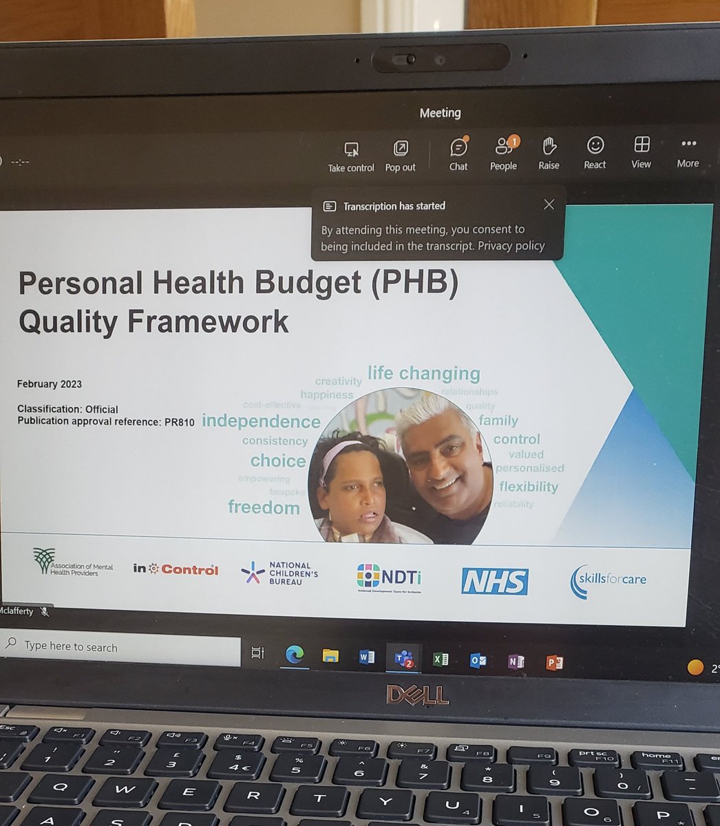 Good summary & conversations on the #personalhealthbudget quality framework - lots of learning to apply #personalisedcare - what matters to you? - shared decision making- personalised care support plans as part of this.  @ryancowley1989