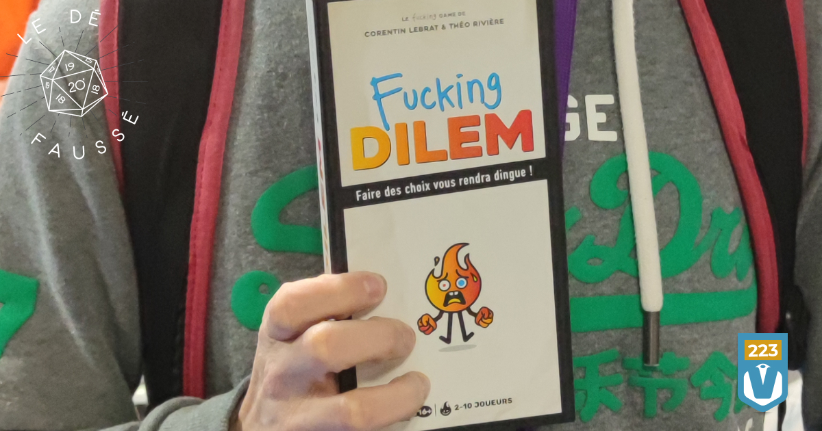 On profite du FIJ pour enregistrer avec Corentin Lebrat et Théo Rivière. Ils  nous parlent de leur jeu d’ambiance : Fucking Dilem.

Au programme, des anecdotes, des fous rires et des règlements de compte.

⚙️ <a href="/Akashinai/">Corentin Lebrat</a>  &amp; @Theo_Sacha  
@GameCarvers 
🎙 vaisseauhypersensas.fr/defausse/5/223