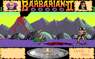 SiliconChronicl's tweet photo. Barbarian II - The Dungeon of Drax (Palace, 1989, Amiga) https://t.co/VLFvpcePJy