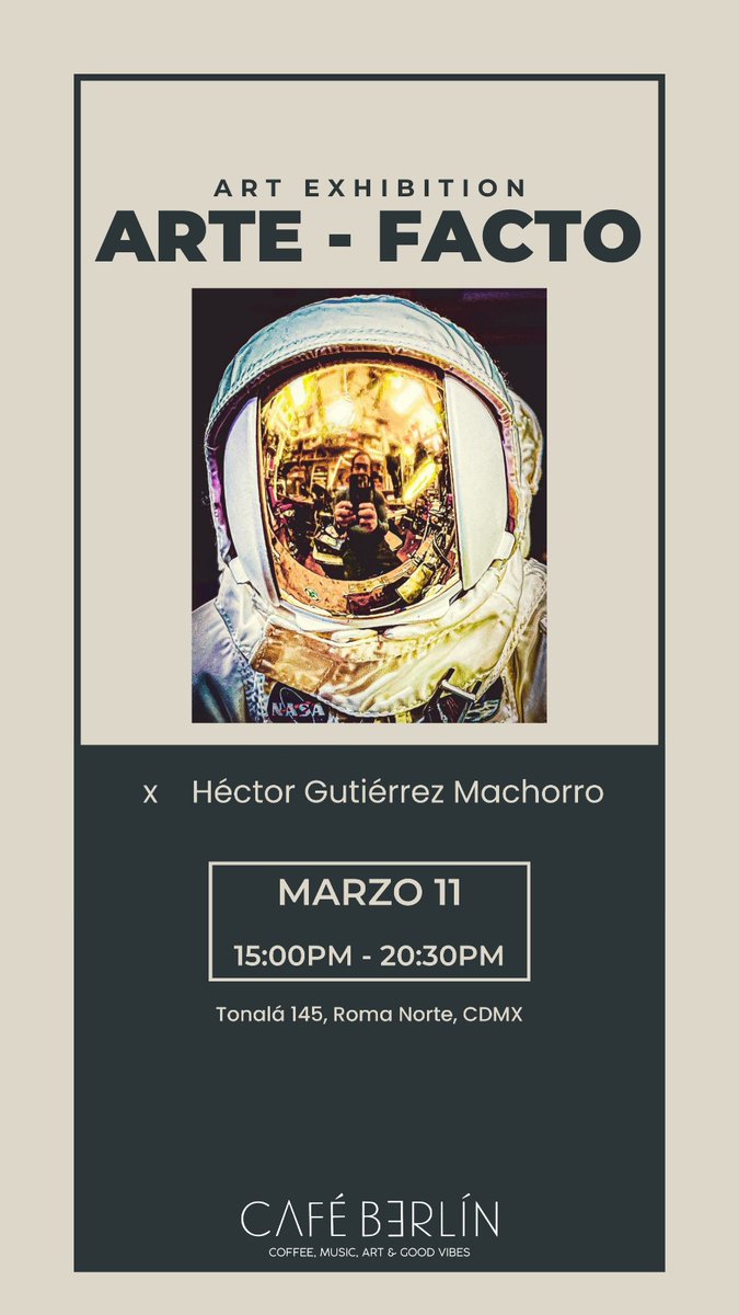 Los invitamos a asistir a 'ARTE-FACTO', exhibición de las obras de Héctor Antonio Gutiérrez Machorro. 

Este sábado, 11 de marzo, de 3:00 pm a 8:30 pm.

#Konesh #exhibiciondearte