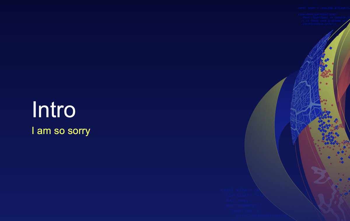 odoenet's tweet image. At #EsriDevSummit23? Come check out my JavaScript for Future Web Devs demo theater. Basic, intro, but I have great slides! Demo Theater at 1PM PST! #arcgis #geodev #sorrynotsorry