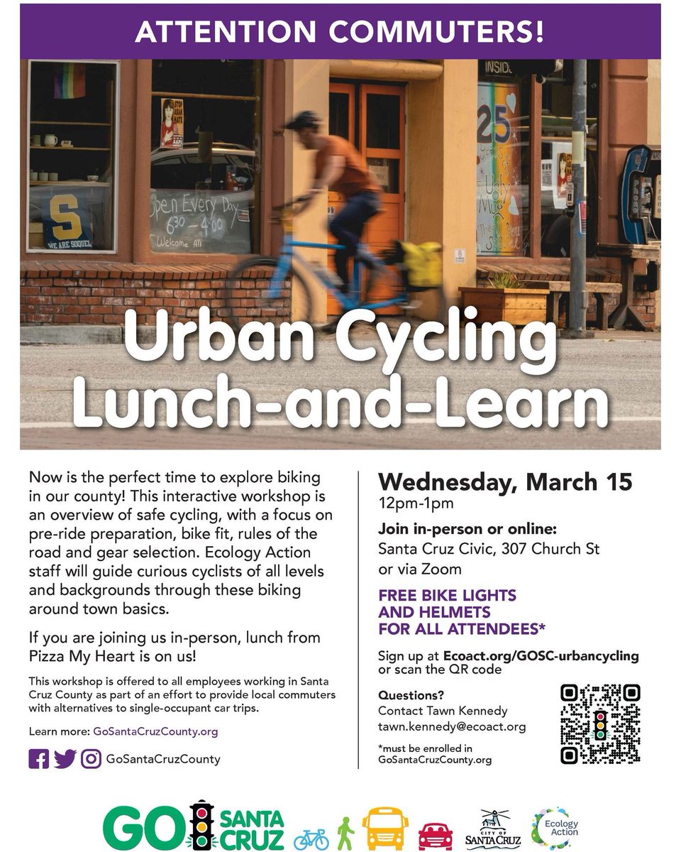 City of Santa Cruz on Twitter "GO Santa Cruz offers a free Urban