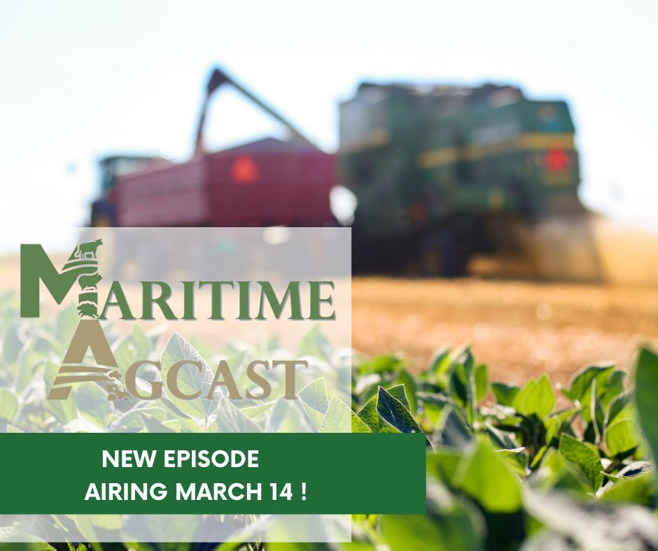 MaritimeAgCast's tweet photo. Our newest episode airs Tuesday, March 14!

Be sure to check it out! https://t.co/c9kyCspUbz