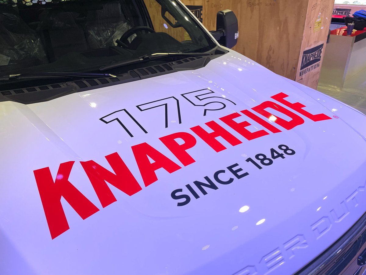 Knapheide1848's tweet photo. Check out this sneak preview of our @WorkTruckWeek booth. Don’t forget to stop by #Booth2001 tomorrow to check out our heritage and new work vehicles on display! #Knapheide #WorkTruckWeek #WTW23 https://t.co/1QjjnRBn2b