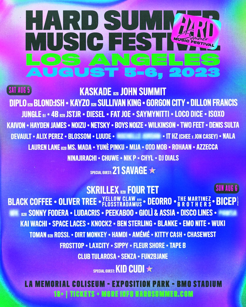 johnsummit's tweet photo. HEADLINING @HARDFEST LA

KASKADE B2B JOHN SUMMIT https://t.co/vMKQfDDUkU