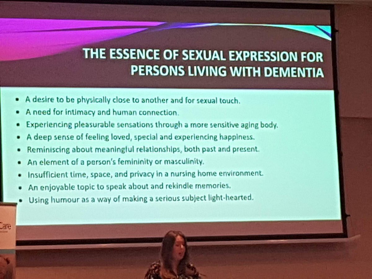 jgeddesOakmins's tweet photo. Fascinating and exploratory session today about sexual expression and dementia by Dr Karen Rennie @QMUniversity we were introduced to The Sensuous Sexual Expression Framework, and a promise to continue to promote within @OakminsterHC a enviro of person centredness for all 💖 https://t.co/mqnyYwoz7m