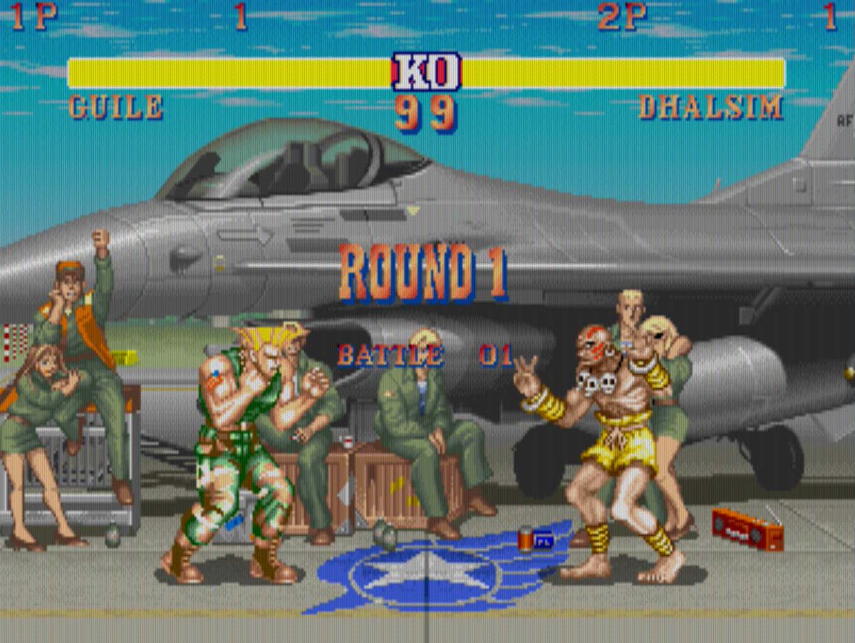 Street Fighter II Turbo Hyper Fighting (SNES) - Guile 