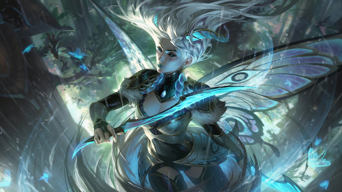 anninosj's tweet image. Faerie Court Splashes got shown!! I missed the last two chances to paint Katarina, so I just had to do this one &amp;lt;3