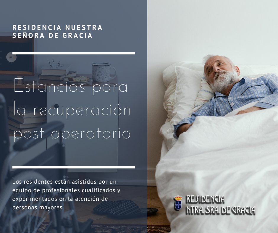 residenciagraci's tweet image. Nuestras instalaciones están preparadas para acoger a personas que necesiten pasar un #postoperatorio atendidos.

👉 Nuestro equipo de profesionales se encargará de cubrir todas sus necesidades de día y noche.

Si quieres más información, contáctanos 📞 925 39 07 47.
