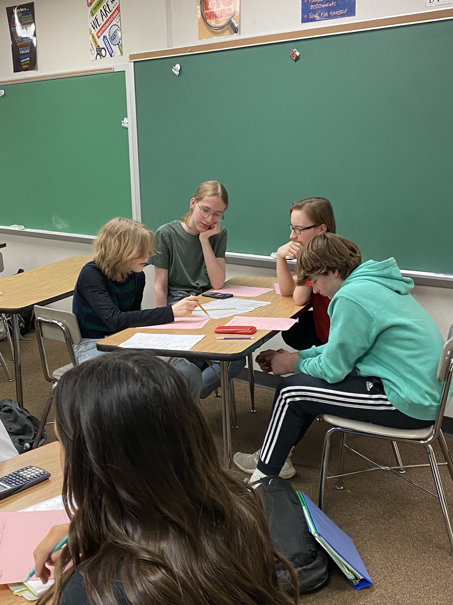 Mrs_Stilwell's tweet photo. Problem Solving to start off the block today.  Great teamwork! Productive struggle going on. https://t.co/FOwntLMSlF