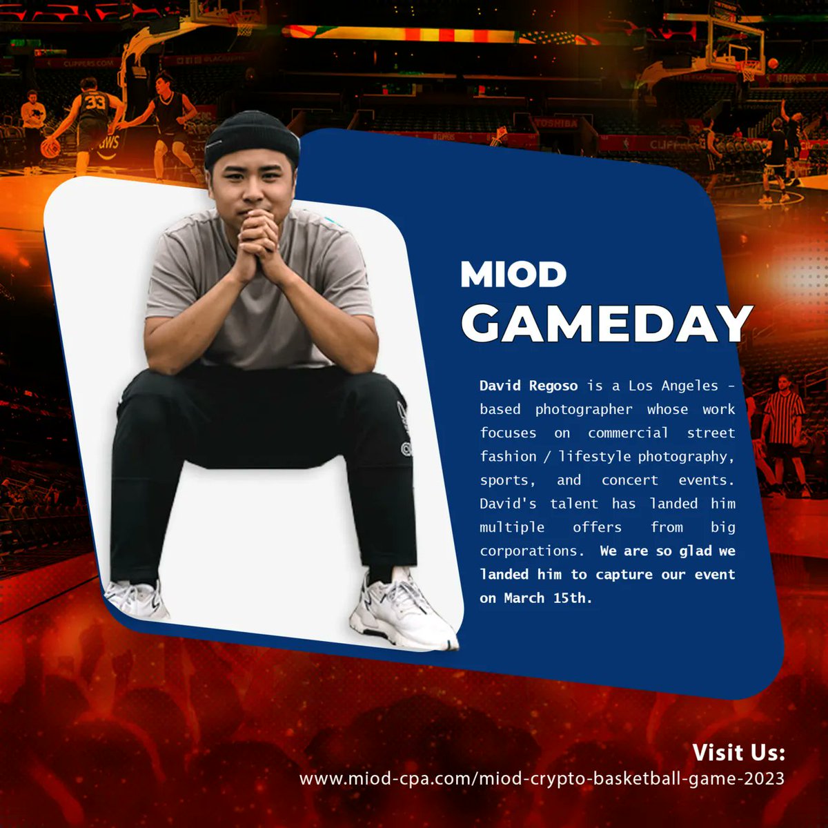 MiodandCompany's tweet photo. It's game time! On March 15, 2023, we will be allowed to go to court and play the game we all love at the https://t.co/3jKOSFHMf5 arena.
Don't pass up this opportunity!
Have a look at our most recent event at https://t.co/PFCqLV316i
#cryptogameday #cryptogameday2023 https://t.co/ha63GV56NP