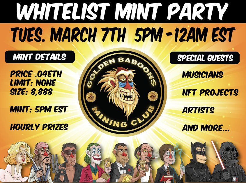 Golden Baboons & Rascals tweet media