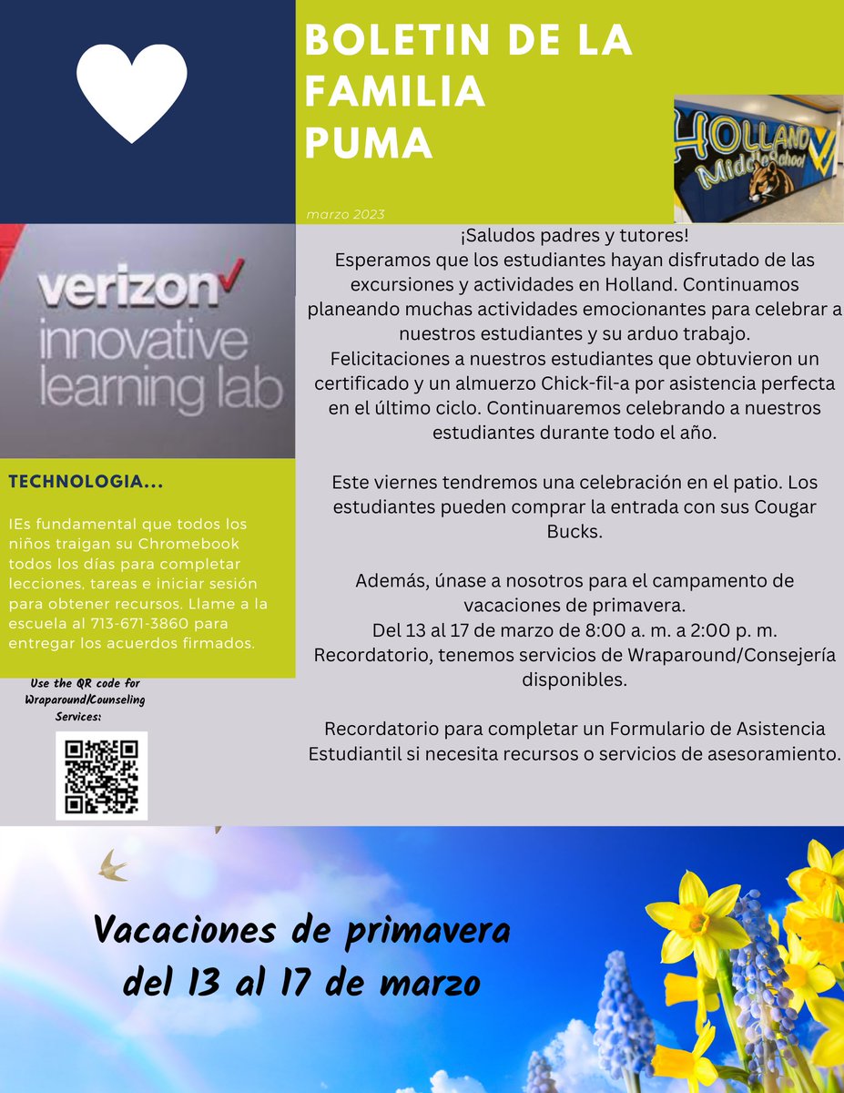 Holland Middle School tweet media