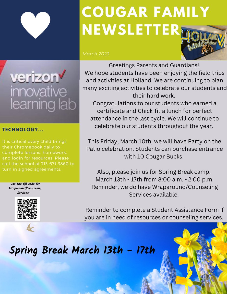 Holland Middle School tweet media