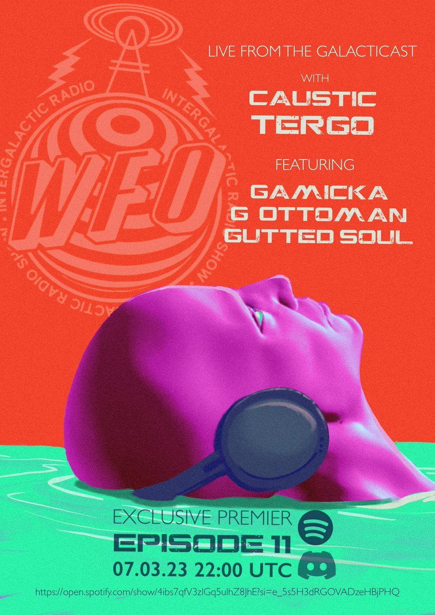 Threefoldbold's tweet photo. โฏ Episode 11 Intergalactic Radio Show 101.7 WFO
Broadcasting Live 2200 UTC
w/ @CausticTergo
https://t.co/z7XOt7QYRF
#WFO1017 #WebRadio #IndyRadio #Radio #W3Radio #CausticTergo #Galacticast #ThreefoldBold #EnterTheFold #ADA
--
Available on terrestrial legacy platforms soon. https://t.co/ylqVnHfgaE