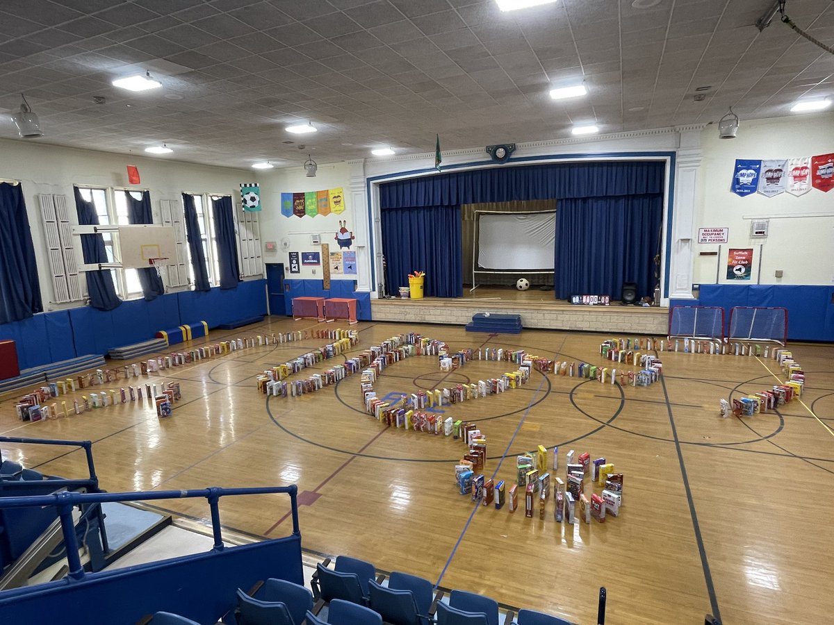 BPESchool's tweet photo. 394 boxes of cereal will be donated to local food pantries in the community. Go BPE! https://t.co/6bMmaJSEzF