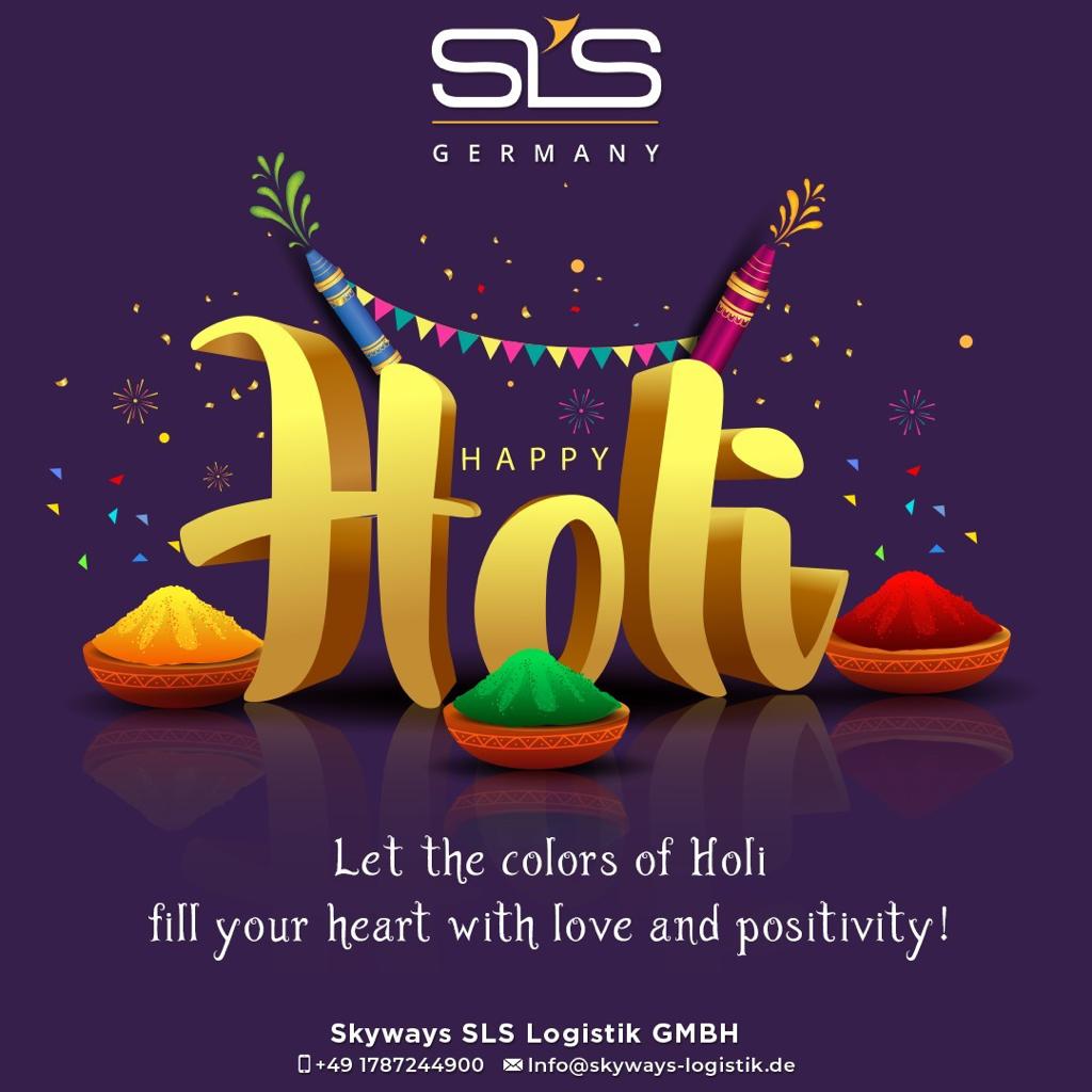 Skyways_Germany's tweet photo. Wishing you all a colorful, safe, and Happy Holi. 

#movingWithYou #skywaysgermany #slsgermany #holi #holi2023 #holifestival #festivalofcolours #happyholi #happyholi2023 #festivaltime https://t.co/D78daDFjD9