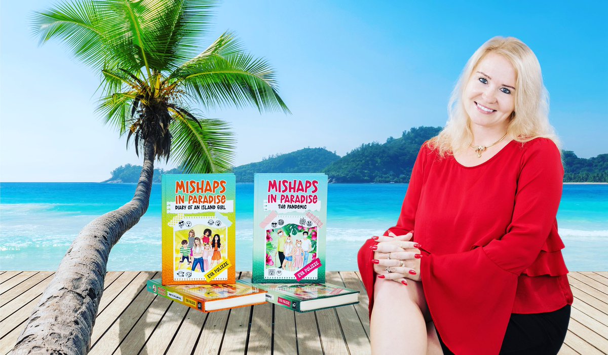 Eva Polizze is the author of the Mishaps in Paradise diaries, a middle school series about two sisters experiencing humorous misadventures on a tropical island.

You can visit her website at evapolizze.com or mishapsinparadise.com 
<a href="/EvaPolizze/">Eva Polizze</a>