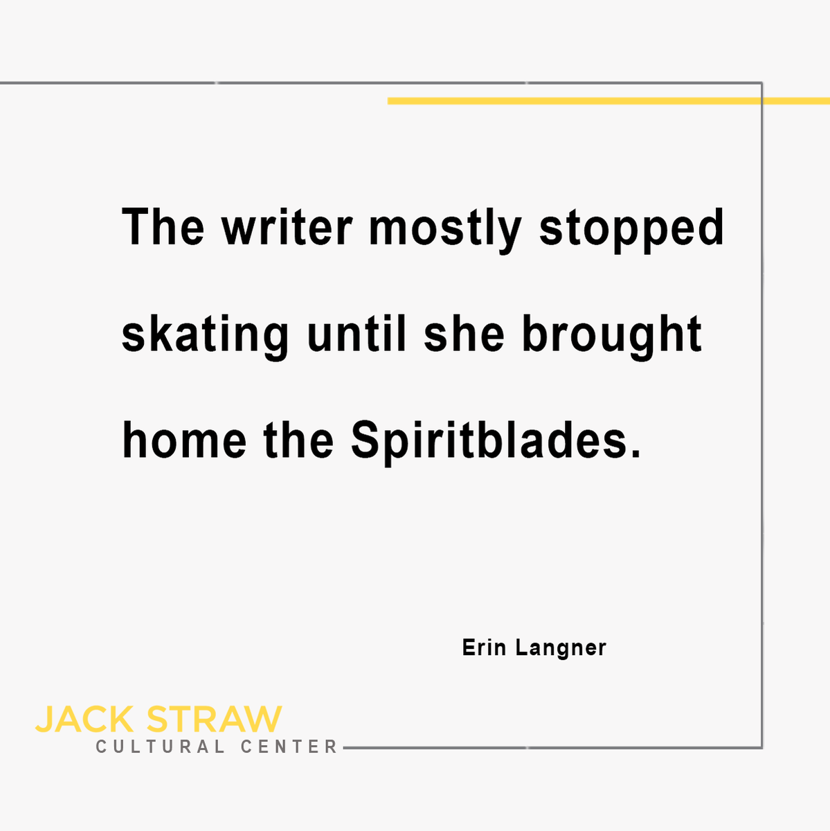 jackstrawarts's tweet photo. Today’s excerpt comes from #JackStrawWriter Erin Langner (@erinlangner).
#JackStrawWriters #JackStrawWriters2022 #RecordingStudio #SeattleRecordingStudio #Seattle #WomensHistoryMonth #WomensHistoryMonth2023 https://t.co/eSgFsUZbS3