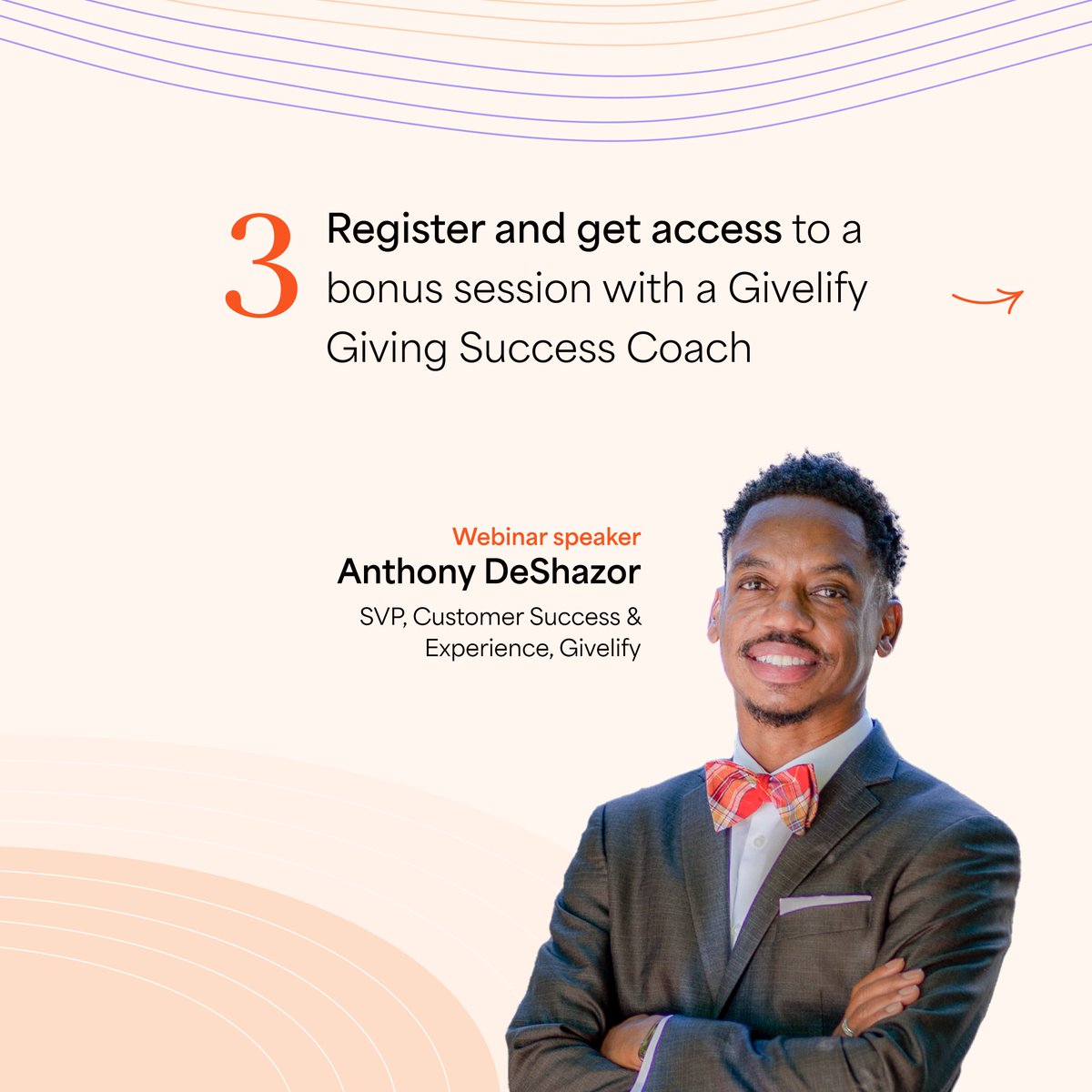 Givelify's tweet photo. There are many reasons to attend our free webinar. Here are just 3️⃣! Don’t miss our panel with @PastorRuss09, @adeshazor, and more as they discuss six steps to increase consistent giving in your church on #EasterSunday and every Sunday! Sign up: https://t.co/NgHqOYZQHe https://t.co/ktaecJCmE2