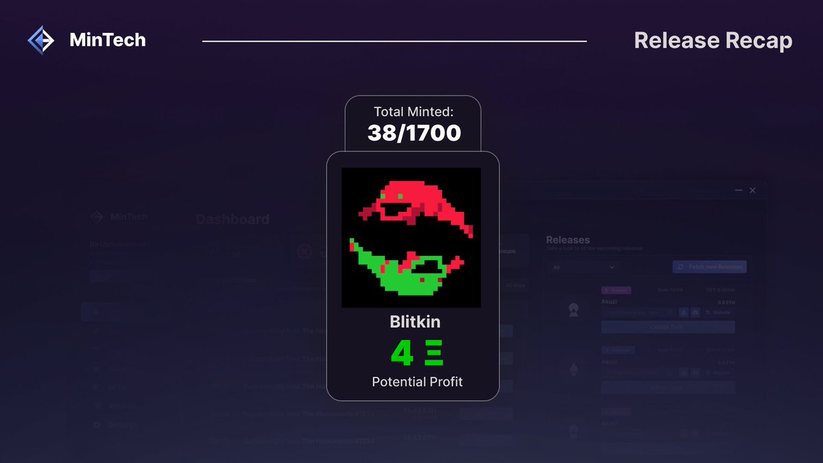 Hitting with 7$ is not possible for everyone… apart MinTech users 🪄