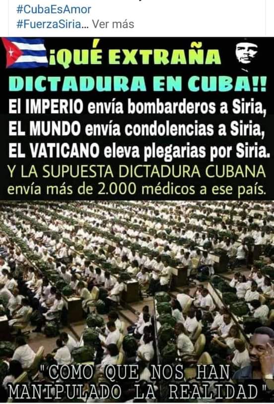 #Cuba La dictadura más humana y más justa del mundo.