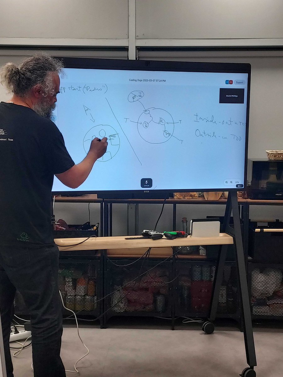 bcnswcraft's tweet image. Closing today's coding dojo, thanks to all attendees, @trikitrok and @thetrainline. Excellent discussions and learnings! Stay tuned to our meetup meetu.ps/c/1yD1b/sJyPP/a, more practice coming soon 💥#softwarecrafters #codingdojo  #kata