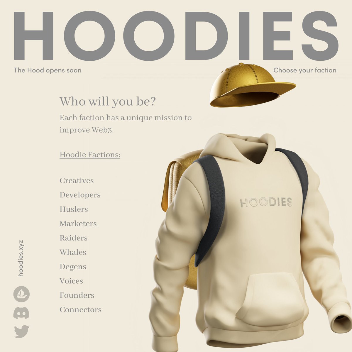 Supporting my friend @JonathanBodnar with his upcoming launch! 🔥

🎉 $200 ETH GIVEAWAY 🎉

1. Follow both accounts @HoodiesXYZ &amp; <a href="/ethmaxi/"></a> 

2. Retweet this post! 

3. Comment what you would do with the $200 in $ETH below! 

⏰ Draw in 72HRS!