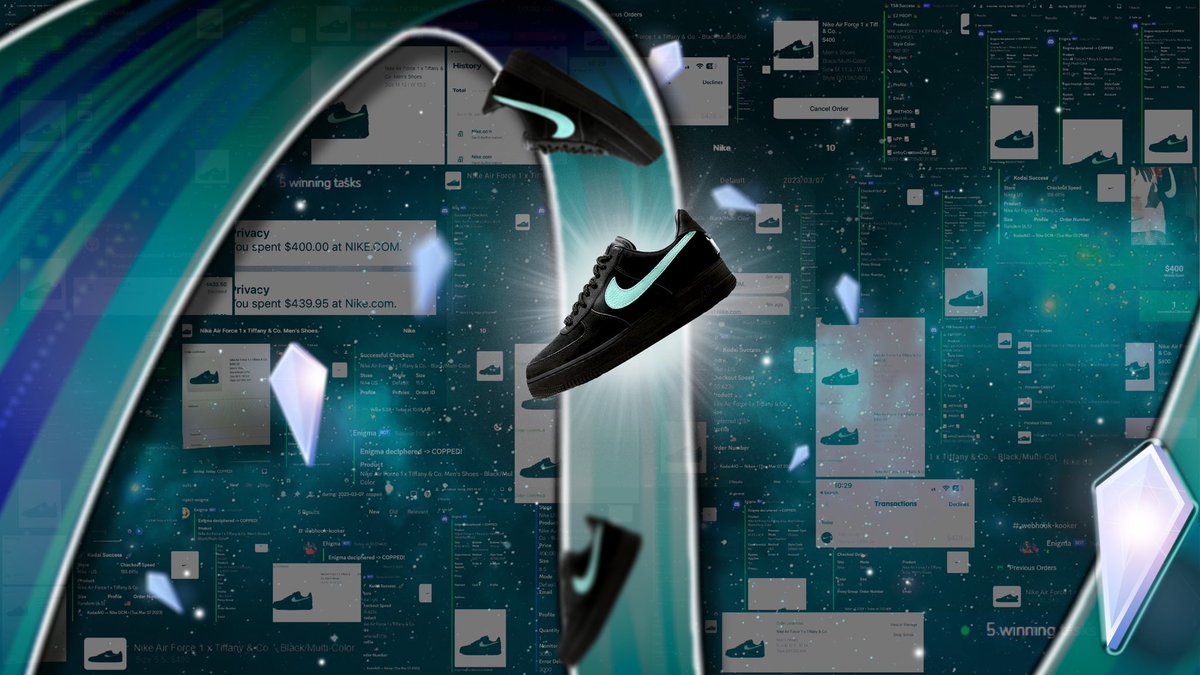 Shard_Supply's tweet image. Tiffany Success 💎 🌟 

Despite Nike servers being hammered, our proxies stayed up during the whole drop even with high bandwidth. 🦾

Users were able to get entries in smoothly and check out multiple pairs. 🚀

No other provider can compete with our price:quality ratio. 🥱