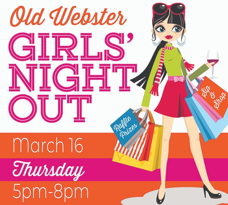 OldWebsterWG's tweet photo. 🌻🌷Grab the girls &amp; get set for a night on the town in #OldWebster for Spring Girls’ Night Out March 16th; 5-8PM🌼🌹15 businesses will be offering something special; most will be serving light appetizers and cocktails. Sip &amp; Nosh while you peruse &amp; shop https://t.co/j6vkMAvGJH https://t.co/l8twDHOY6T