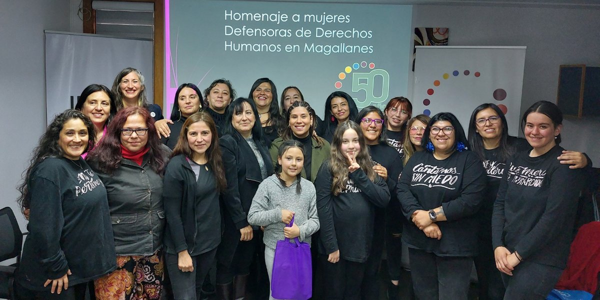 INDH de 📍Magallanes realizó ceremonia para conmemorar el #DíaInternacionaldelaMujer, en la cual se entregaron reconocimientos a defensoras de los DD.HH. de la región. #8Marzo #8marzo2023
