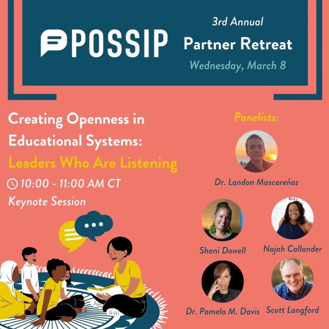 We ♥️ Possip! Tune in as our very own FACE Executive Director serves as a keynote speaker at tomorrow’s <a href="/PossipIt/">Possip</a> annual partner retreat! 💬 #HISDFACE #Possip
