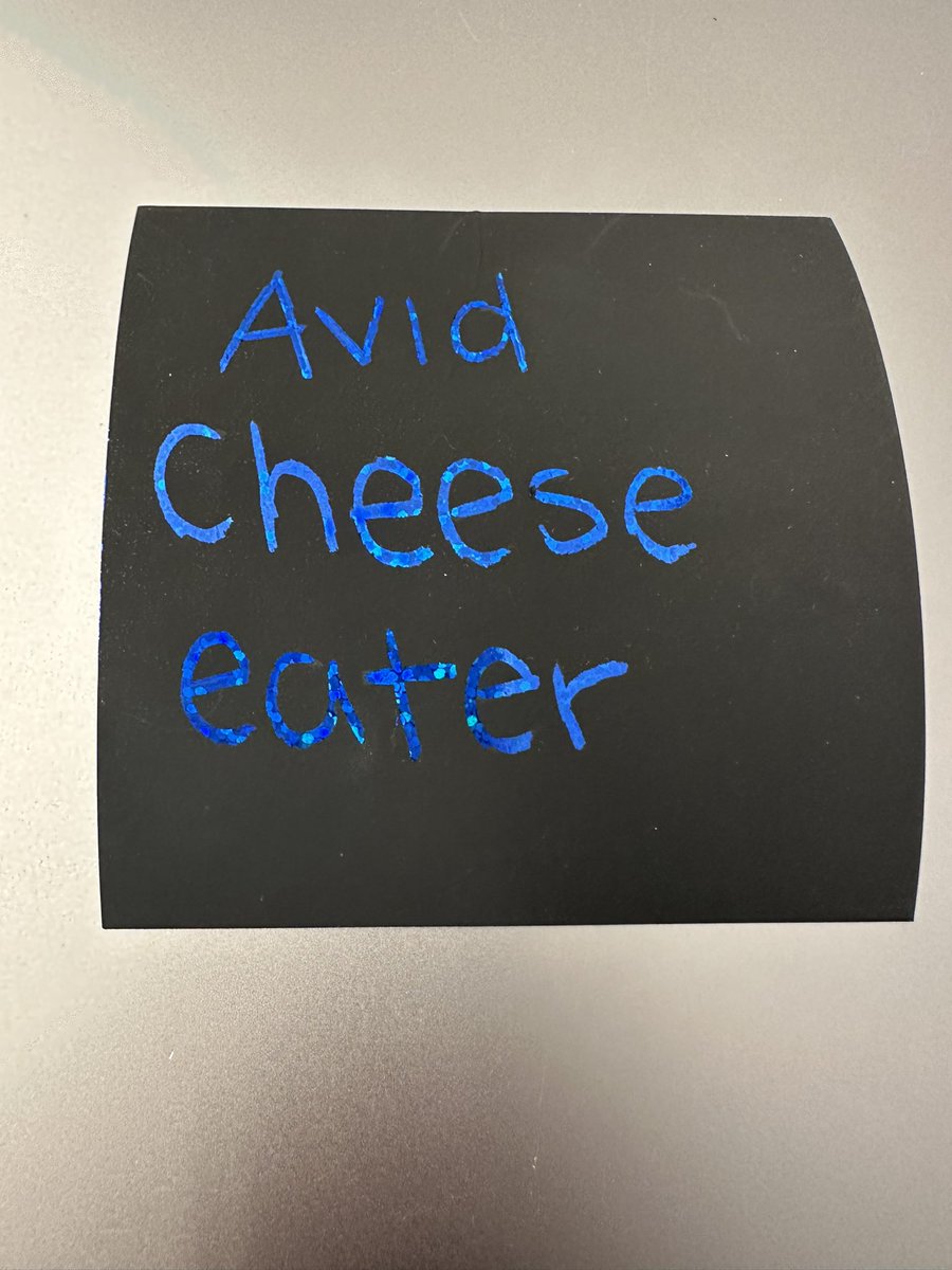 Found this on my desk today. Not the way I’d usually introduce myself!